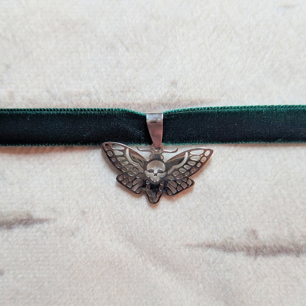 Stainless Steel Choker Death Moth